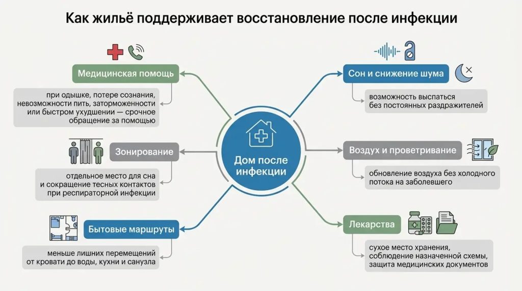 Как жилье поддерживает восстановление после инфекции